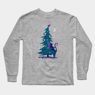 Kitty Tree Love Long Sleeve T-Shirt